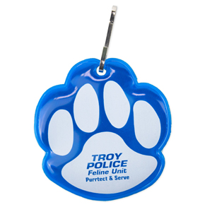RF341           - Paw Print Zipper Pull                                                 